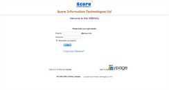 Desktop Screenshot of mail.score.co.in